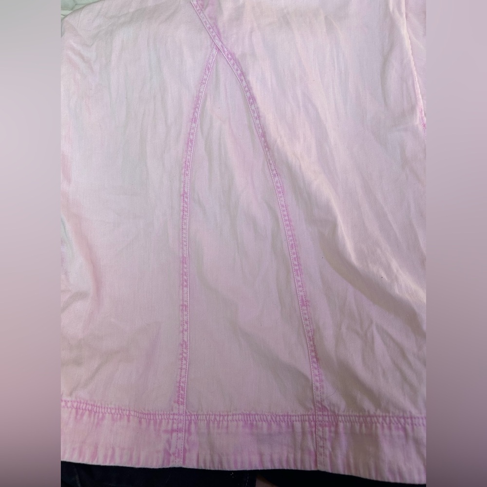 NWT Free People Pink Mad Love Denim Midi Dress, Size S - Picture 8 of 12